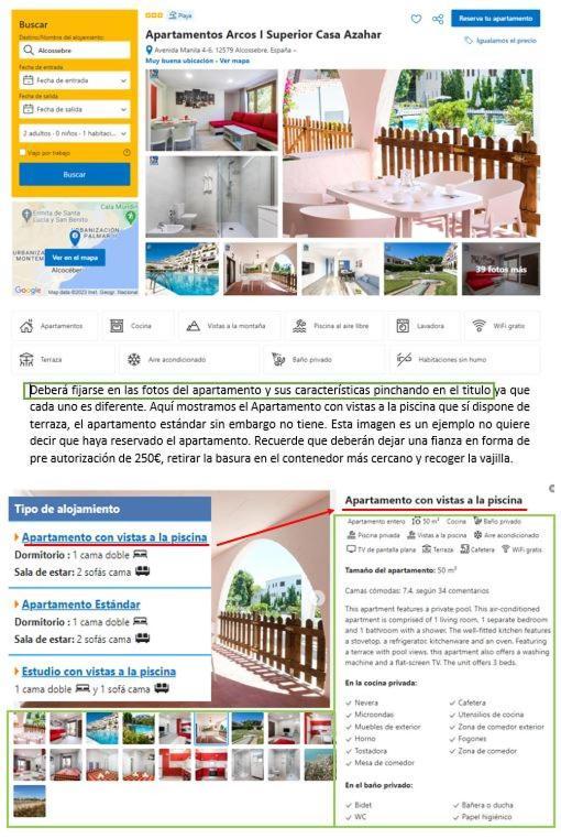 Apartamentos Arcos I Superior Casa Azahar Alcossebre Dış mekan fotoğraf